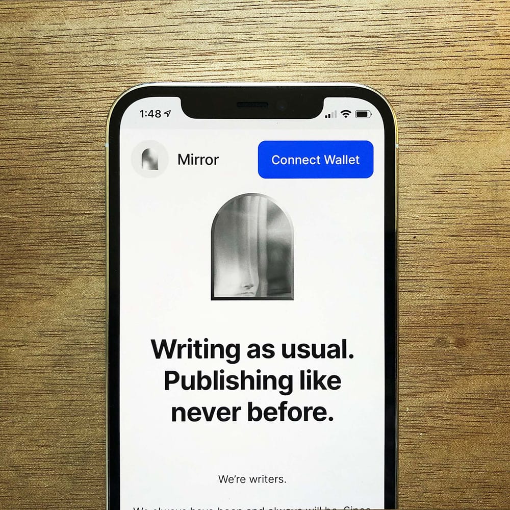 On Mirror, cryptocurrency meets digital publishing
