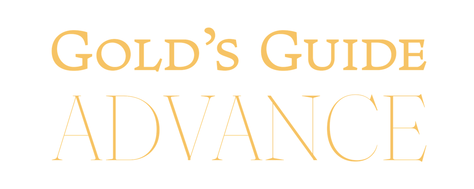 Gold’s Guide Advance logo