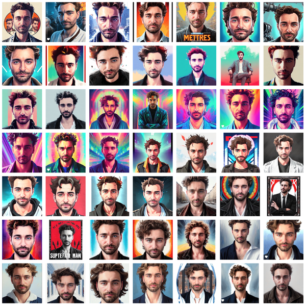 An AI generated these portraits of me